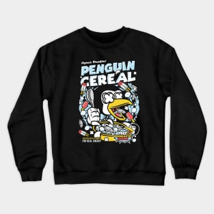 Retro Cartoon Cereal Box // Cereal Penguin // Funny Vintage Breakfast Cereal Crewneck Sweatshirt